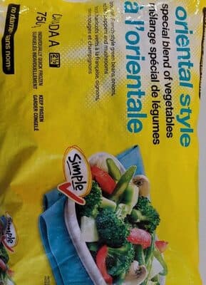 Special blend of vegetables