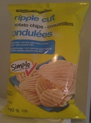 Lightly Salted Ripple Cut Potato Chips