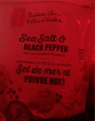 sea salt & black pepper kettle cooked peanuts