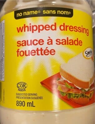 Whipped dressing