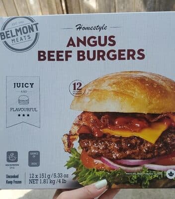 Angus meat burger