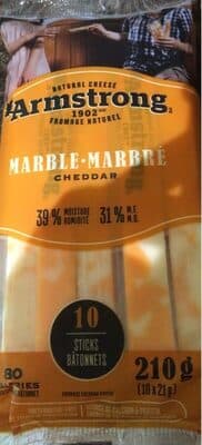 Marble cheese stick