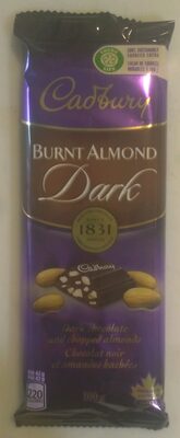 Burnt Almond Dark Chocolate Bar