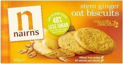 Oat Cookies, Stem Ginger