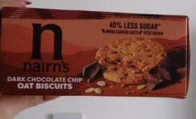 Dark Chocolate Chip Oat Biscuits