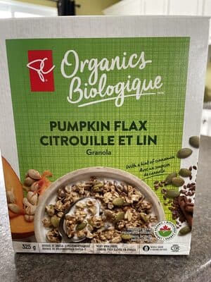 Citrouille et lin granola