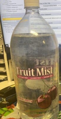 Black Cherry Flavored Sparkling Water Beverage