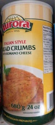 Italian Style Breadcrumbs with Italian Romano Cheese