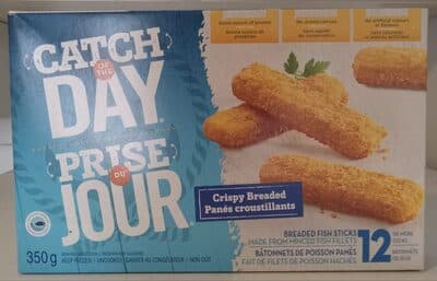Crispy Breaded Fish Sticks