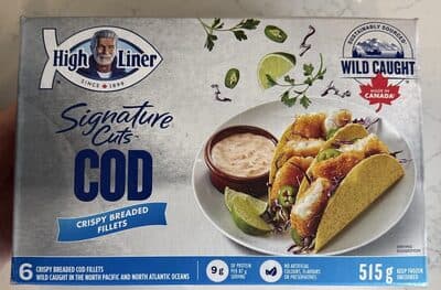 Crispy Breaded Wild Caught Cod Fillets