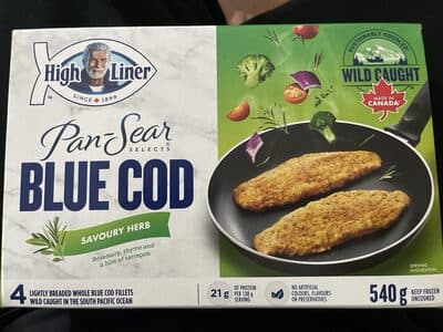 Savory Herb Wild Caught Lightly Breaded Whole Cod Fillets