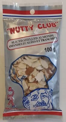 Sliced Shelled Almonds