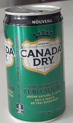 Ginger Ale zéro sucre