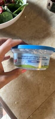 Sofr Unripened Goat Cheese Crumbles, Original