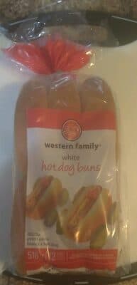 White Hot Dog Buns