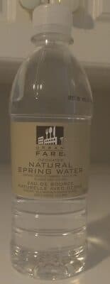 Ozonated Natural Spring Water