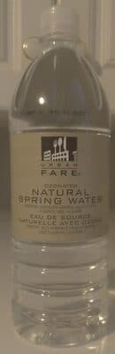 Ozonated Natural Spring Water