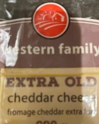 Extra old cheddar cheese
