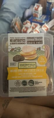 Uncured Honey Ham & Cheese Lunch Kit