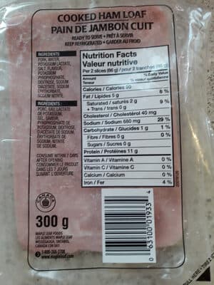Cooked Ham Loaf