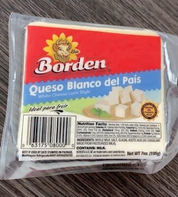 Queso blanco del Pais