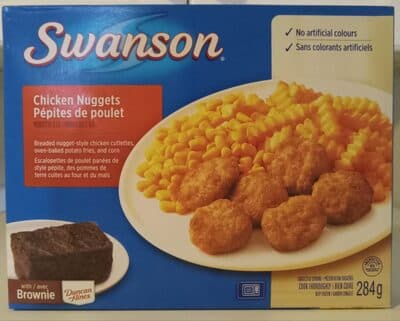 Chicken Nuggets Microwave Dinner