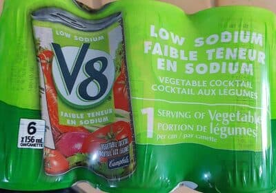 Vegetable Cocktail with Low Sodium