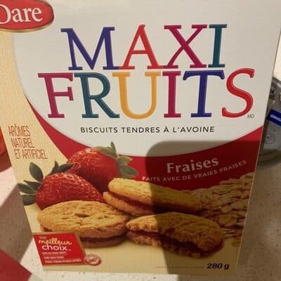 Biscuit Avoine Fraise