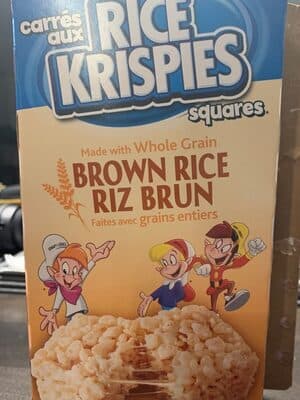 Rice Krispies Squares Brown Rice