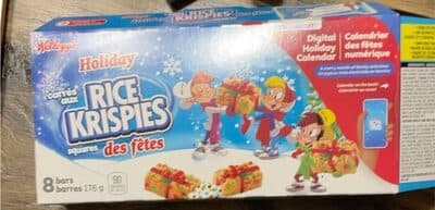 Holiday Rice Krispies squares