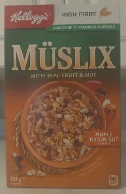 Maple Raisin Nut Flavour Müslix