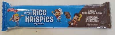 Double Chocolatey Chunk Rice Krispie Square