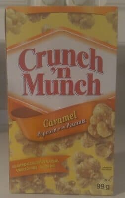 Caramel Popcorn with Peanuts
