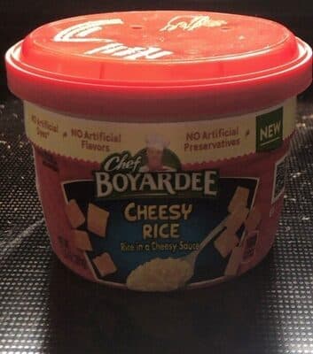 Cheesy Rice In A Sauce