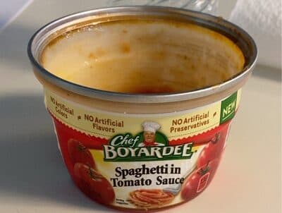 Spaghetti in Tomato Sauce
