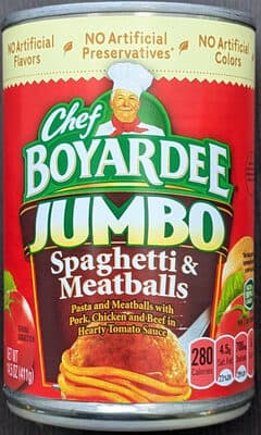 Jumbo Spaghetti & Meatballs