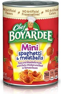 Mini Spaghetti & Meatballs