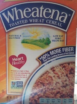 Wheatena, Whole Grain Toasted Wheat Cereal