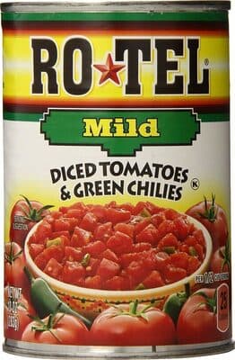 MILD DICED TOMATOES & GREEN CHILIES, MILD