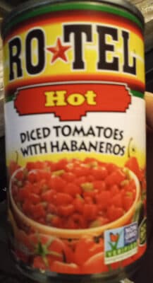 Hot Diced Tomatoes With Habaneros