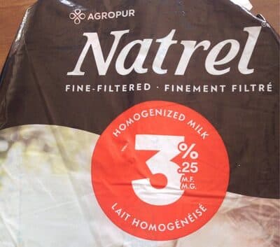 Lait 3.25 % finement filtr