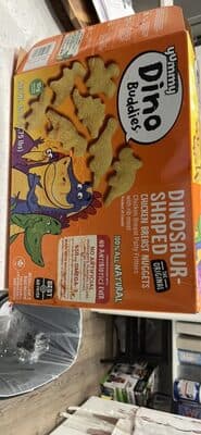 Dinosaur-Shaped Chicken Breast Patty Fritters With Rib Meat Nuggets