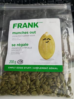 Munches Out Unsalted Pumpkin Seeds