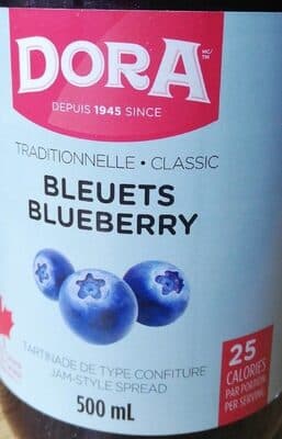 Tartinade Bleuets
