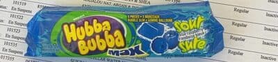 Sour bubble gum
