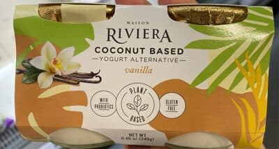 Vanilla Coconut Based Yogurt Alternative