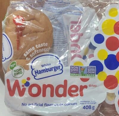 White Hamburger Buns