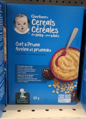 Cereals oat& Prune