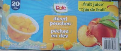 Diced Peaches