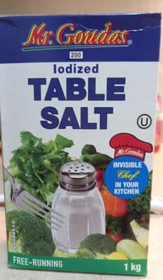 Iodized Table Salt
